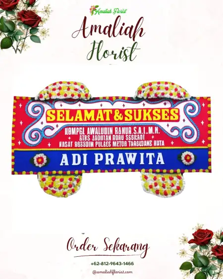 Papan Bunga Ucapan Selamat jakabaring